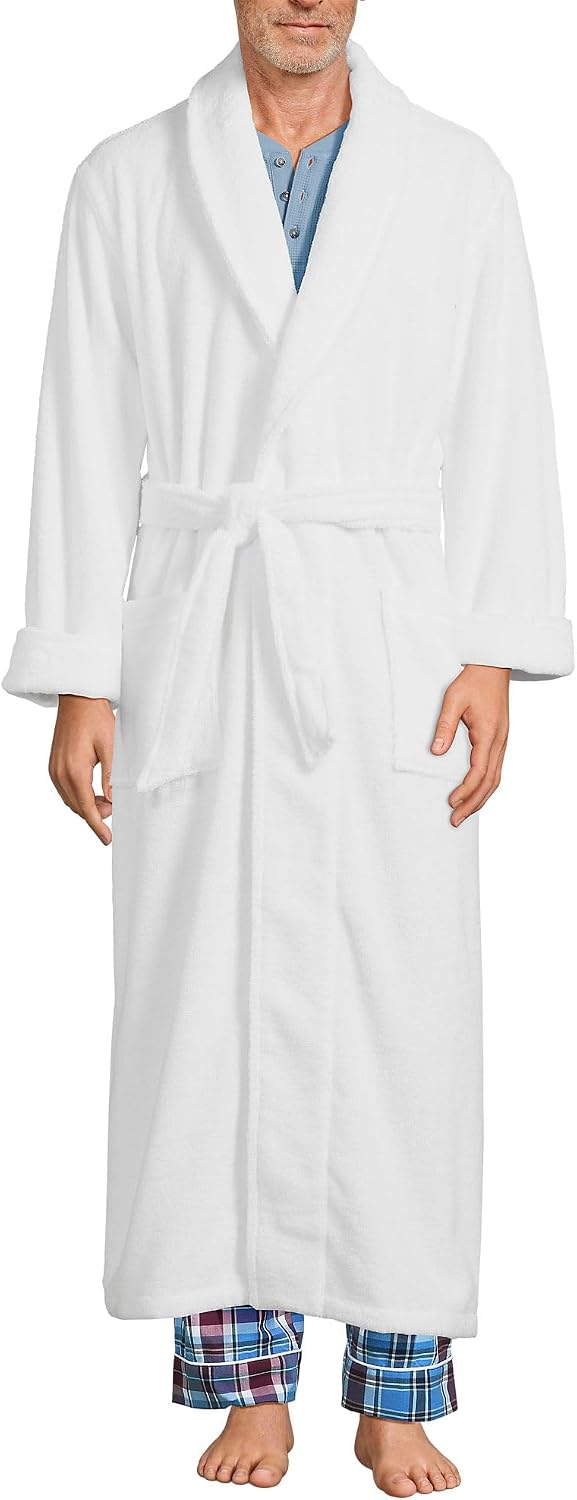 Turkish Terry Cloth Long Bathrobe