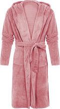 Soft Microfiber Fleece Absorbent Bathrobe