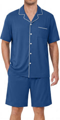 Cool‑Feeling Stretch Knit Short Pajama Set