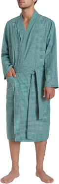 Cotton Kimono‑Knee‑Length Vacation Bathrobe
