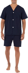 Broadcloth Woven Short‑Sleeve Summer Pajama Set
