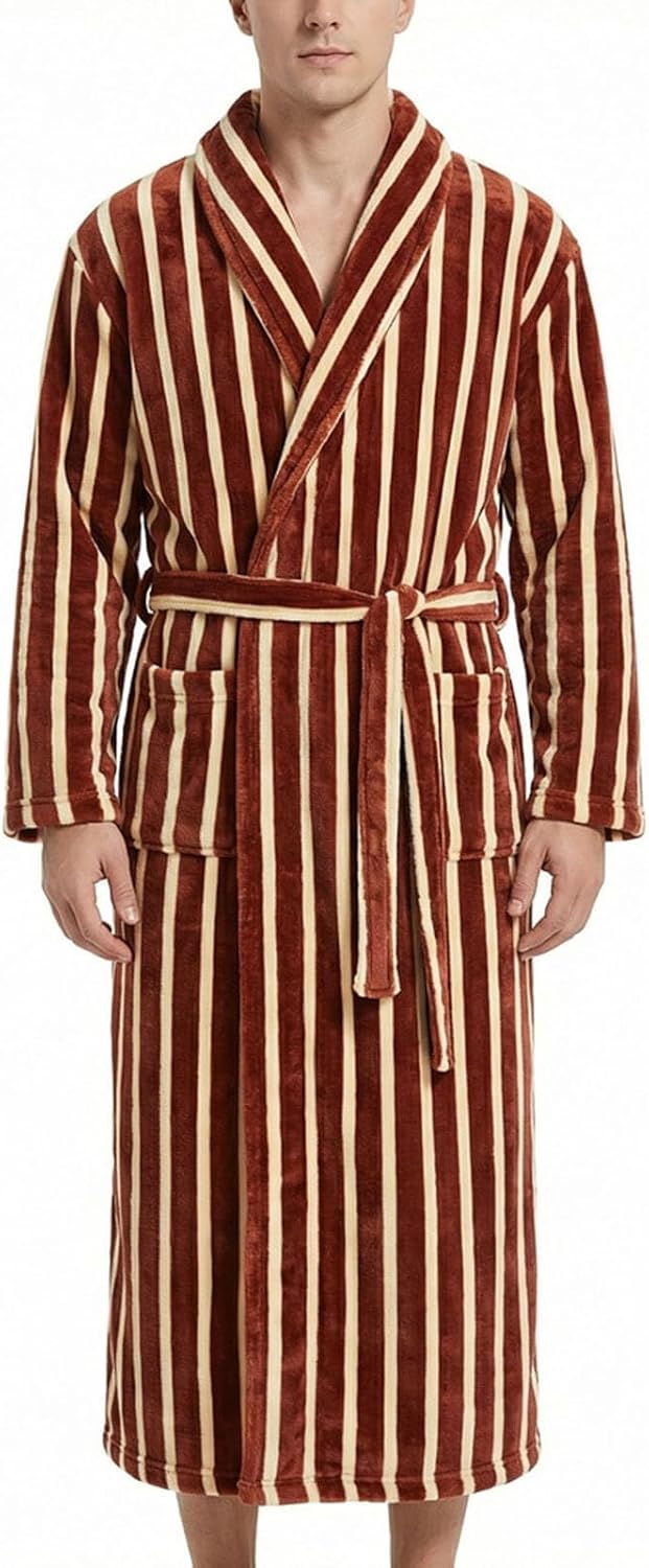 Multi‑Scenario Hooded Plush Leisure Bathrobe