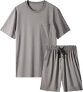 Crew‑Neck Multi‑Occasion Short‑Sleeve Sleep Set
