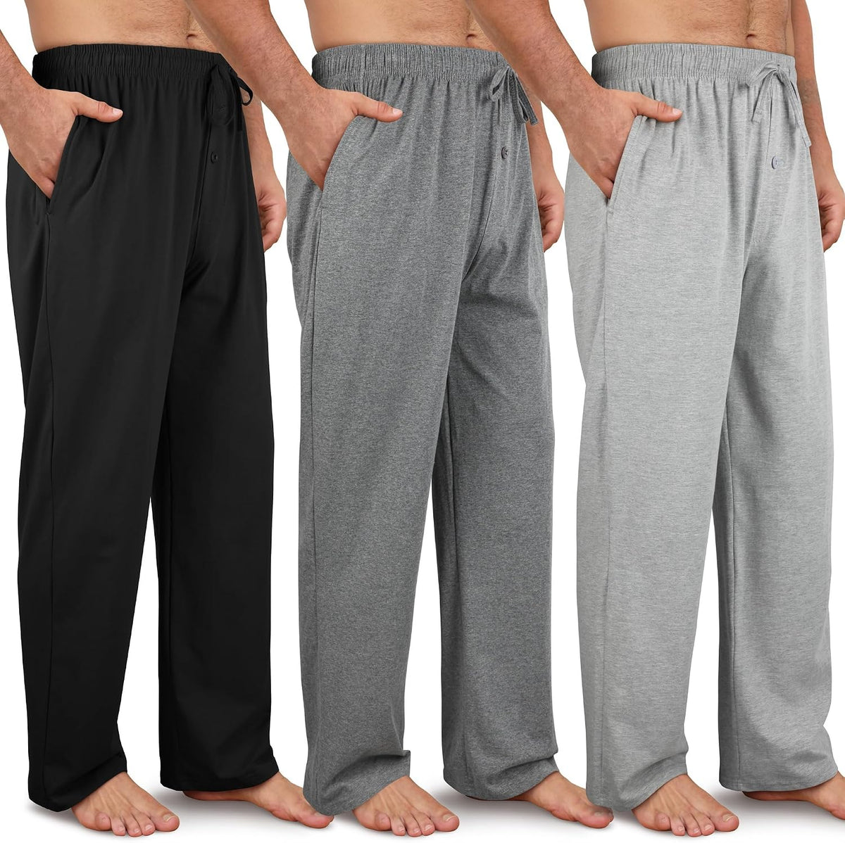 Pure‑Cotton Breathable Men's Sleep Pants