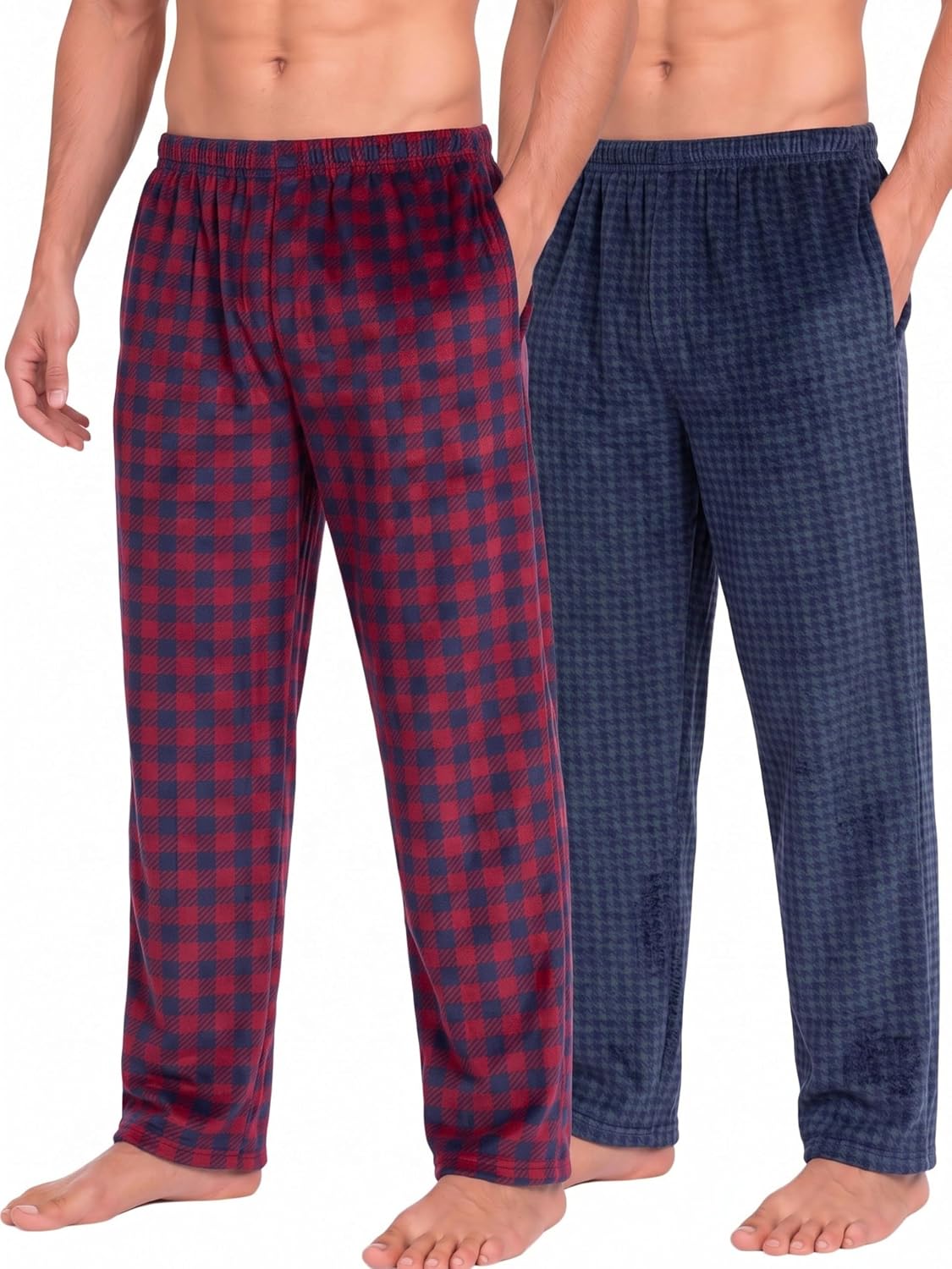 Warm Fleece Relaxed‑Fit Men's Pajama Pants